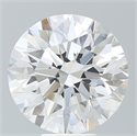 Lab Created Diamond 8.68 Carats, Round with Excellent Cut, F Color, VS1 Clarity and Certified by IGI