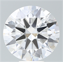 Lab Created Diamond 8.61 Carats, Round with Ideal Cut, F Color, VS1 Clarity and Certified by IGI