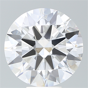 Picture of Lab Created Diamond 8.61 Carats, Round with Ideal Cut, F Color, VS1 Clarity and Certified by IGI