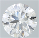 Lab Created Diamond 8.00 Carats, Round with Excellent Cut, G Color, VS2 Clarity and Certified by IGI