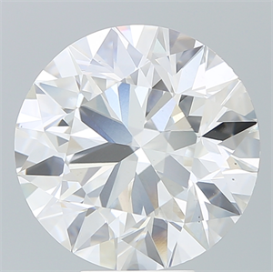 Picture of Lab Created Diamond 8.00 Carats, Round with Excellent Cut, G Color, VS2 Clarity and Certified by IGI
