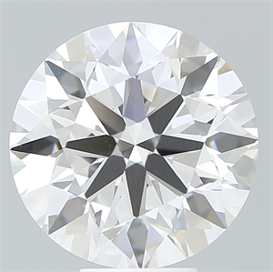 Picture of Lab Created Diamond 7.71 Carats, Round with Ideal Cut, F Color, VS1 Clarity and Certified by IGI