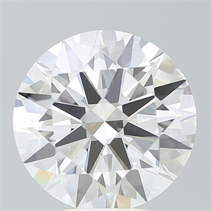 Picture of Lab Created Diamond 6.68 Carats, Round with Ideal Cut, F Color, VS1 Clarity and Certified by IGI
