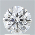 Lab Created Diamond 1.05 Carats, Round with Ideal Cut, D Color, VVS1 Clarity and Certified by IGI