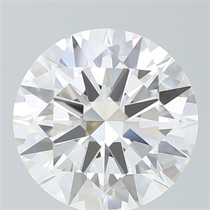 Picture of Lab Created Diamond 8.68 Carats, Round with Excellent Cut, G Color, VS1 Clarity and Certified by IGI