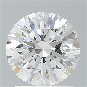Picture of Lab Created Diamond 1.61 Carats, Round with Ideal Cut, E Color, VS1 Clarity and Certified by IGI