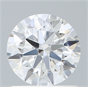Lab Created Diamond 1.06 Carats, Round with Ideal Cut, D Color, VVS1 Clarity and Certified by IGI