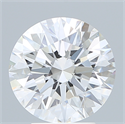 Lab Created Diamond 3.55 Carats, Round with Ideal Cut, E Color, VS1 Clarity and Certified by IGI