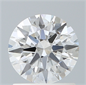 Lab Created Diamond 1.11 Carats, Round with Ideal Cut, D Color, VVS2 Clarity and Certified by IGI
