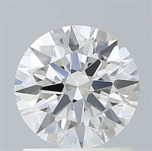 Picture of Lab Created Diamond 1.11 Carats, Round with Ideal Cut, D Color, VVS2 Clarity and Certified by IGI