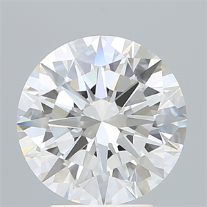 Picture of Lab Created Diamond 3.52 Carats, Round with Excellent Cut, E Color, VS1 Clarity and Certified by IGI