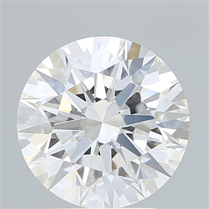 Picture of Lab Created Diamond 3.56 Carats, Round with Ideal Cut, E Color, VS1 Clarity and Certified by IGI
