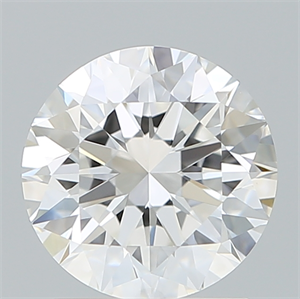 Picture of Lab Created Diamond 1.65 Carats, Round with Excellent Cut, D Color, VVS2 Clarity and Certified by IGI