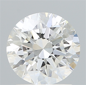 Picture of Lab Created Diamond 1.70 Carats, Round with Excellent Cut, E Color, VS1 Clarity and Certified by IGI