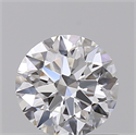 Lab Created Diamond 0.70 Carats, Round with Excellent Cut, D Color, VVS2 Clarity and Certified by IGI
