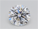 Lab Created Diamond 1.02 Carats, Round with Excellent Cut, D Color, VS1 Clarity and Certified by GIA