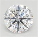 Lab Created Diamond 2.14 Carats, Round with ideal Cut, D Color, vvs2 Clarity and Certified by IGI