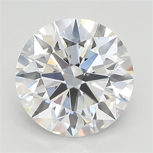 Picture of Lab Created Diamond 2.14 Carats, Round with ideal Cut, D Color, vvs2 Clarity and Certified by IGI