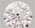 Lab Created Diamond 1.86 Carats, Round with ideal Cut, E Color, vvs2 Clarity and Certified by IGI