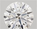 Lab Created Diamond 1.86 Carats, Round with ideal Cut, D Color, vvs2 Clarity and Certified by IGI