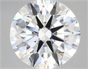 Lab Created Diamond 4.03 Carats, Round with ideal Cut, G Color, vvs2 Clarity and Certified by IGI