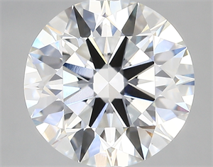 Picture of Lab Created Diamond 4.03 Carats, Round with ideal Cut, G Color, vvs2 Clarity and Certified by IGI