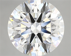 Picture of Lab Created Diamond 4.13 Carats, Round with ideal Cut, D Color, vs1 Clarity and Certified by IGI