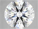 Lab Created Diamond 4.15 Carats, Round with ideal Cut, D Color, vs1 Clarity and Certified by IGI