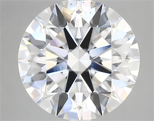 Picture of Lab Created Diamond 4.15 Carats, Round with ideal Cut, D Color, vs1 Clarity and Certified by IGI