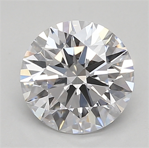 Picture of Lab Created Diamond 0.93 Carats, Round with ideal Cut, D Color, vvs1 Clarity and Certified by IGI