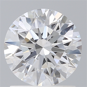 Picture of Lab Created Diamond 1.37 Carats, Round with Ideal Cut, E Color, VS1 Clarity and Certified by IGI