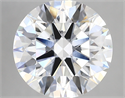 Lab Created Diamond 4.24 Carats, Round with ideal Cut, D Color, vs1 Clarity and Certified by IGI