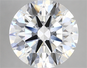 Picture of Lab Created Diamond 4.24 Carats, Round with ideal Cut, D Color, vs1 Clarity and Certified by IGI