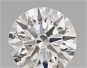 Lab Created Diamond 1.41 Carats, Round with ideal Cut, D Color, vvs2 Clarity and Certified by IGI
