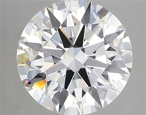Picture of Lab Created Diamond 4.19 Carats, Round with ideal Cut, D Color, vvs2 Clarity and Certified by IGI