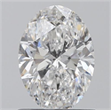 0.80 Carats, Oval E Color, SI2 Clarity and Certified by GIA