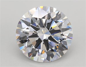 Picture of Lab Created Diamond 10.08 Carats, Round with Ideal Cut, E Color, VS1 Clarity and Certified by IGI
