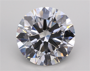 Picture of Lab Created Diamond 10.11 Carats, Round with Ideal Cut, E Color, VS1 Clarity and Certified by IGI