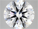 Lab Created Diamond 4.16 Carats, Round with ideal Cut, D Color, vs1 Clarity and Certified by IGI