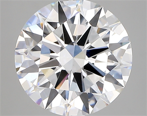 Picture of Lab Created Diamond 4.06 Carats, Round with excellent Cut, D Color, vvs2 Clarity and Certified by IGI