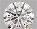 Lab Created Diamond 1.88 Carats, Round with ideal Cut, D Color, vs1 Clarity and Certified by IGI