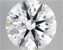 Lab Created Diamond 4.18 Carats, Round with ideal Cut, D Color, vvs2 Clarity and Certified by IGI