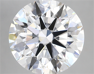 Picture of Lab Created Diamond 4.18 Carats, Round with ideal Cut, D Color, vvs2 Clarity and Certified by IGI