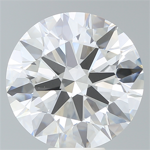 Picture of Lab Created Diamond 10.80 Carats, Round with Ideal Cut, G Color, VS1 Clarity and Certified by IGI