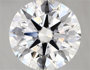 Picture of Lab Created Diamond 4.13 Carats, Round with ideal Cut, D Color, vs1 Clarity and Certified by IGI