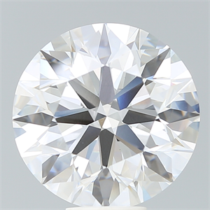 Picture of Lab Created Diamond 9.04 Carats, Round with Ideal Cut, F Color, VVS2 Clarity and Certified by IGI