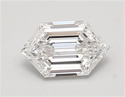 Picture of Lab Created Diamond 0.86 Carats, HEXAGON with  Cut, D Color, vvs1 Clarity and Certified by IGI