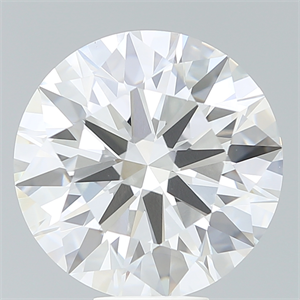 Picture of Lab Created Diamond 9.12 Carats, Round with Ideal Cut, F Color, VS1 Clarity and Certified by IGI