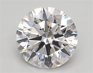 Picture of Lab Created Diamond 4.25 Carats, Round with ideal Cut, D Color, vvs2 Clarity and Certified by IGI