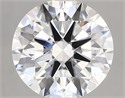 Lab Created Diamond 4.04 Carats, Round with ideal Cut, D Color, vvs2 Clarity and Certified by IGI